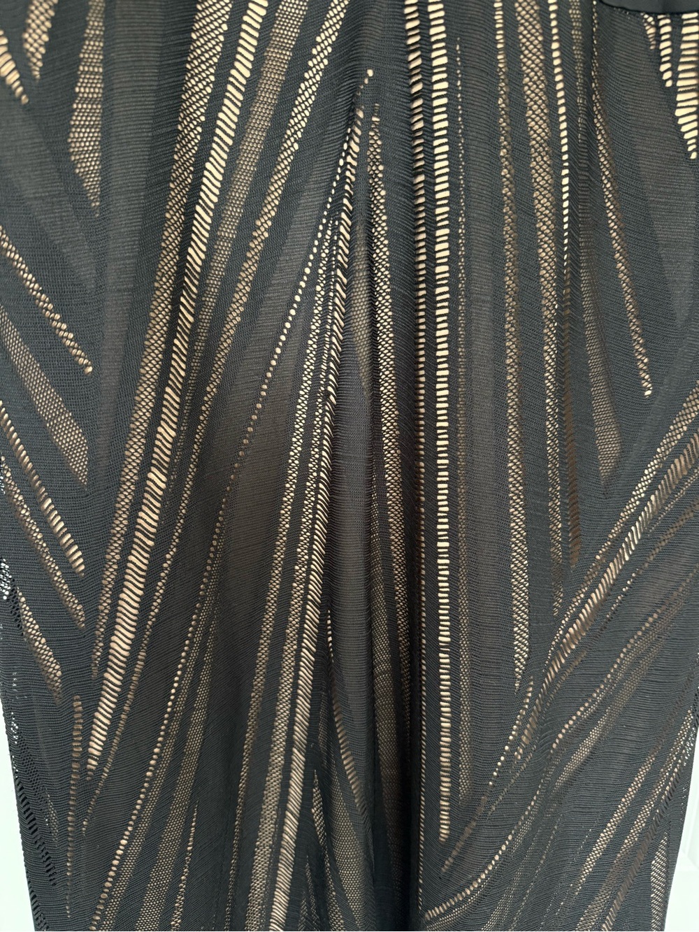 BCBGMAXAZRIA Black Cutout V-Neck Gown - Picture 10 of 10